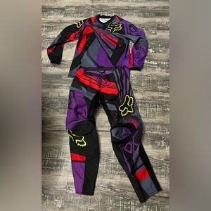 Fox women’s motocross pants and jersey